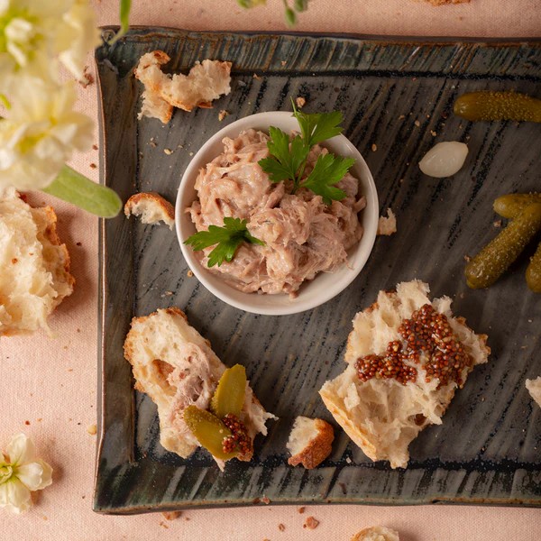 Rillettes de Porcelet de Lait & Gras de Canard