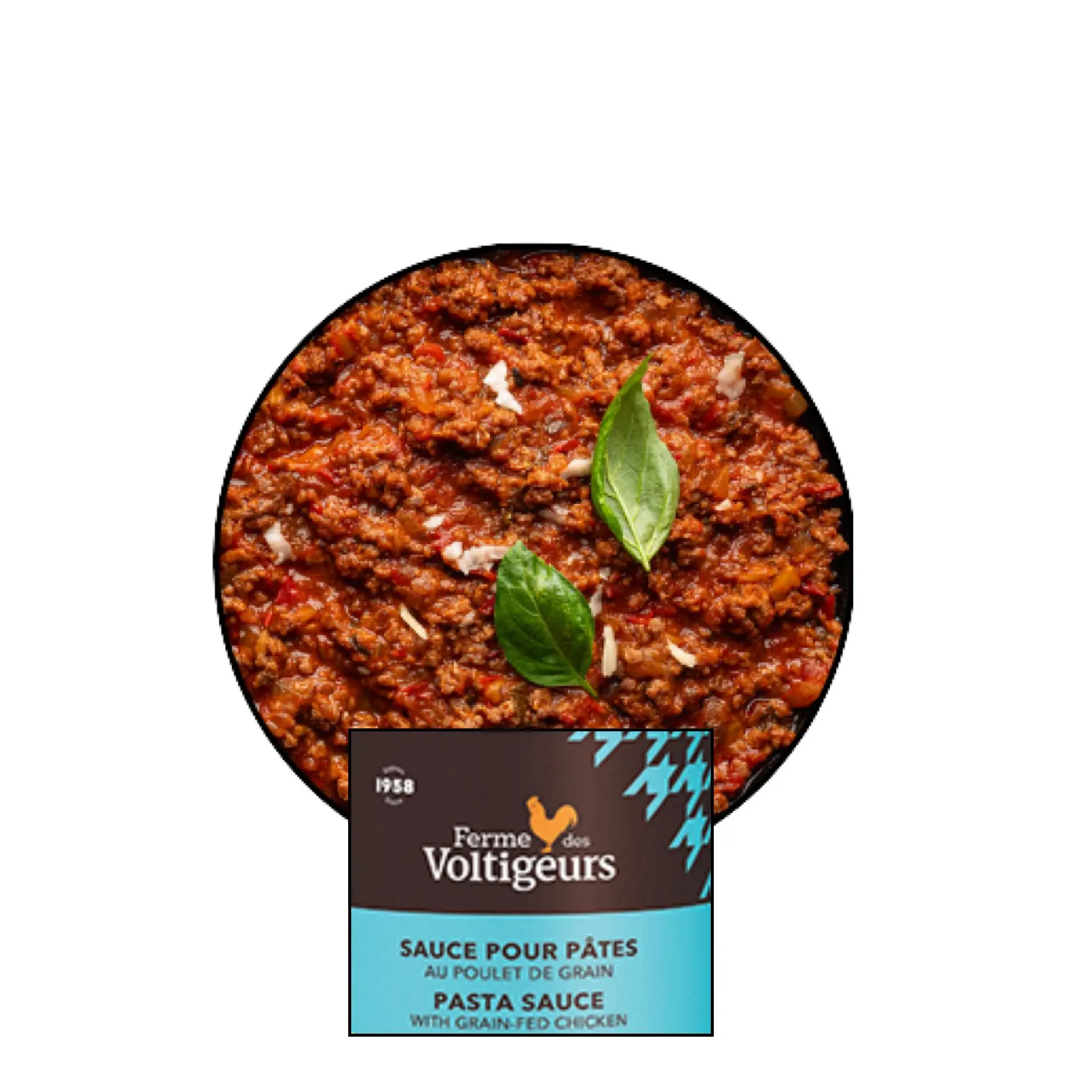 Sauce à spaghetti au poulet de grain en sac de 500 ml