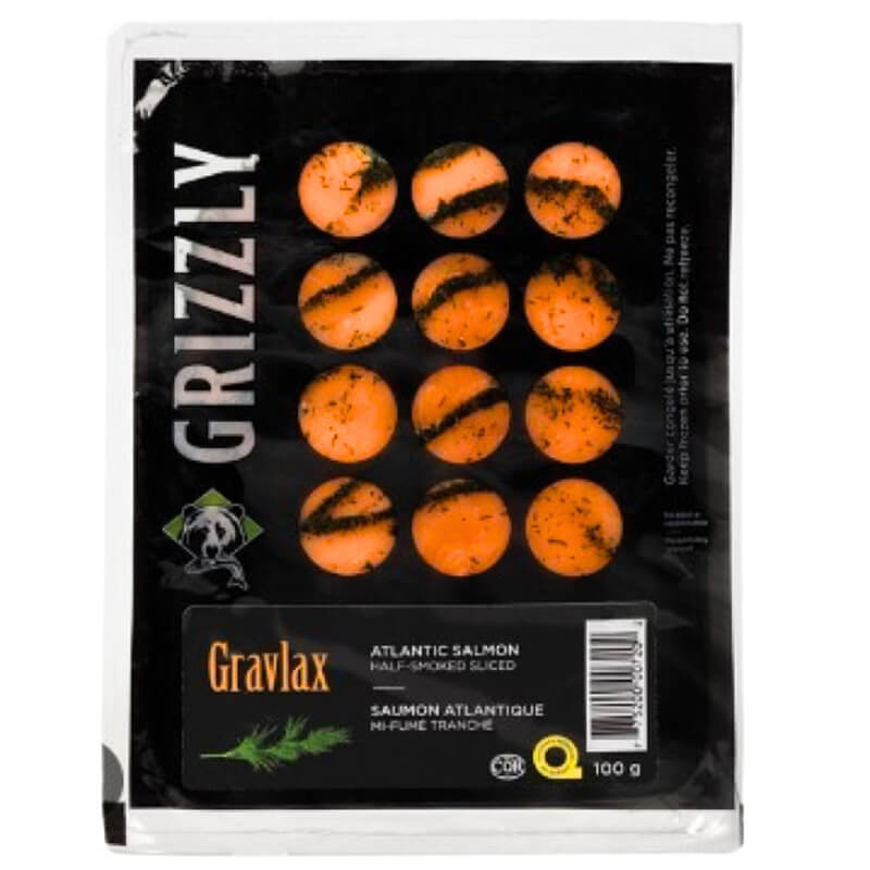 Saumon Atl. Mi-Fumé Tranché Gravlax