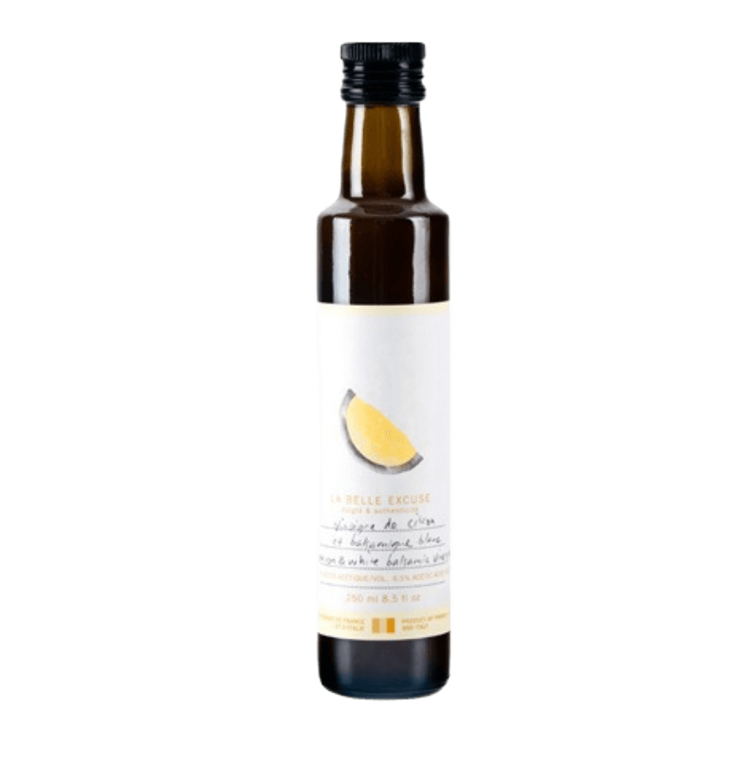 Vinaigre de citron et balsamique blanc